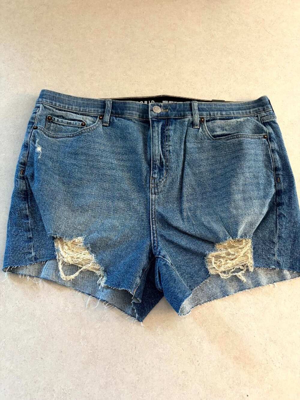 NWT Torrid High Rise Relaxed 3.5" Denim Jean Shorts Classic Plus Size 18